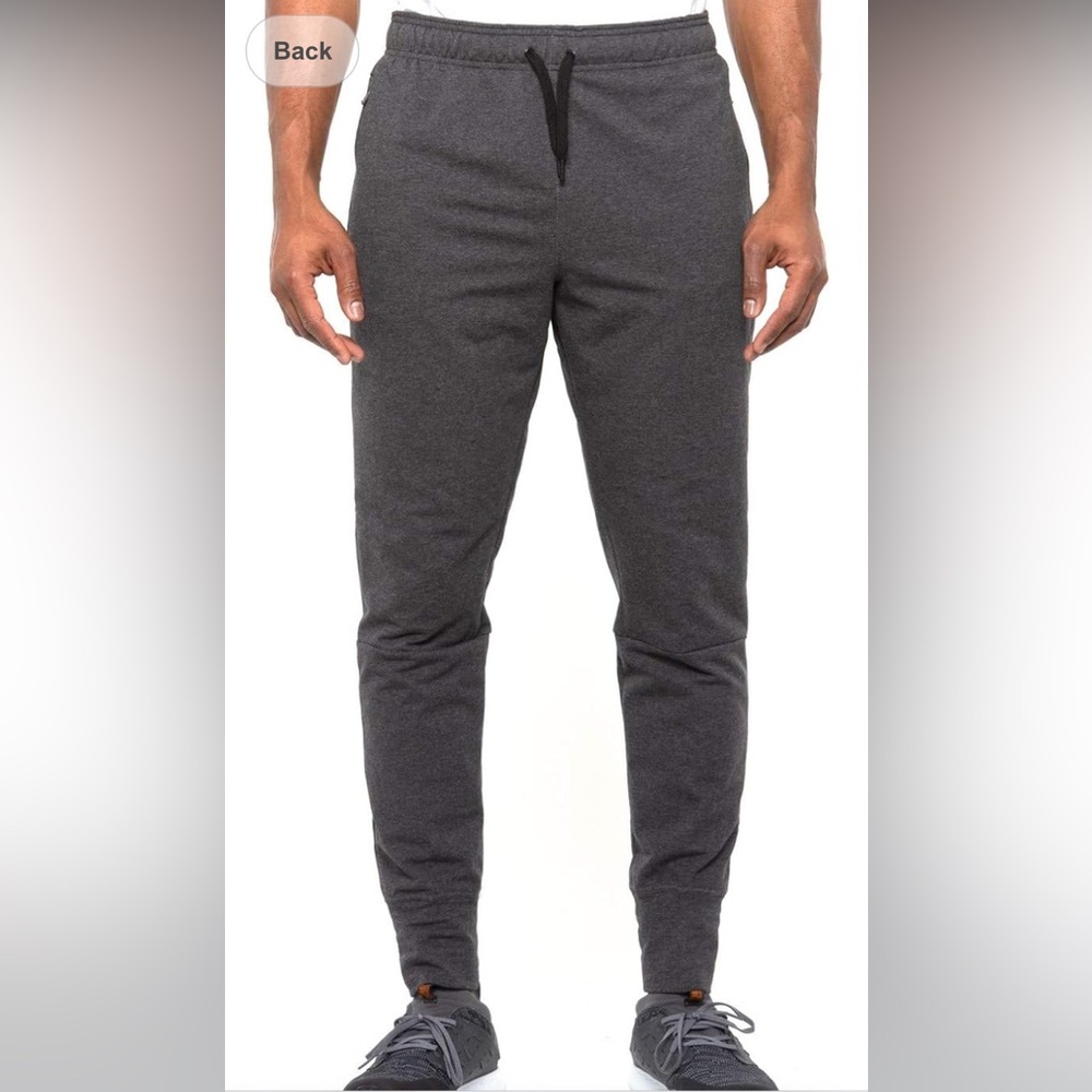 NWT Reebok Men's Jogger Running Pants with Pockets - Athletic Dark Grey Size XL